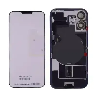 Back Glass with MagSafe Magnet & NFC & Flashlight Flex For iPhone 16 (Genuine OEM) (Black)
