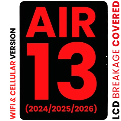 Дисплейний модуль з тачскріном для iPad Air 13" (2024 / 2025 / 2026) (WiFi & Cellular) (Aftermarket Pro: XO7) (всі кольори)