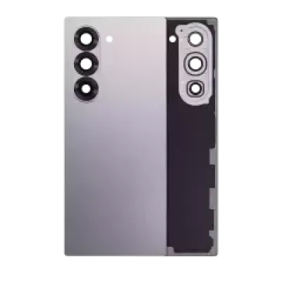 Заднє скло з камерою для Samsung Galaxy Z Fold 6 5G (Aftermarket Plus) (Silver Shadow)