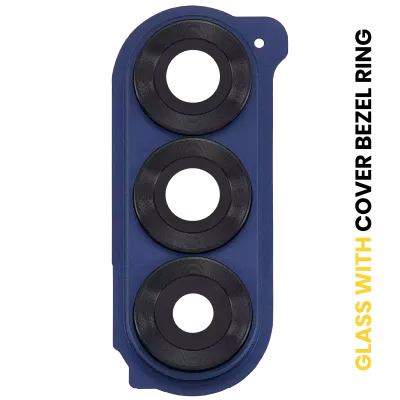 Back Camera Lens With Cover Bezel Ring For Samsung Galaxy Z Fold 6 5G (Premium) (Navy)