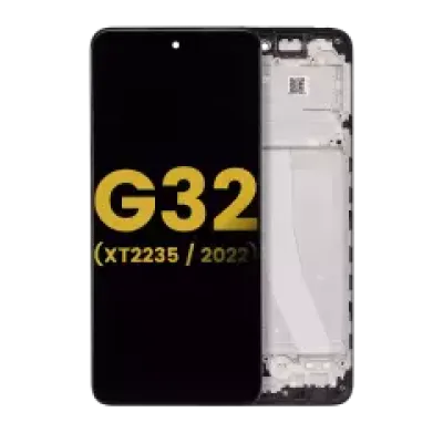 Дисплейний модуль (LCD) з рамкою для Motorola Moto G32 (XT2235 / 2022) (Refurbished) (всі кольори)