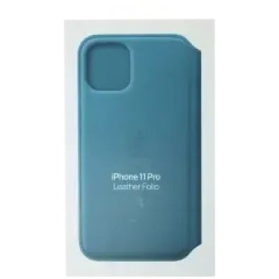 Шкіряний чохол-книжка Apple для iPhone 11 Pro (OEM Brand New, Retail Packaging) (Peacock)