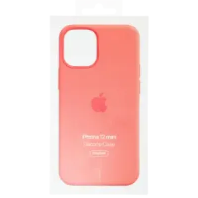 Силіконовий чохол Apple з MagSafe для iPhone 12 Mini (OEM Brand New, Retail Packaging) (Pink Citrus)