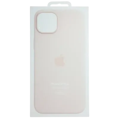 Силіконовий чохол Apple з MagSafe для iPhone 15 Plus (OEM Brand New, Retail Packaging) (сіро-коричневий)