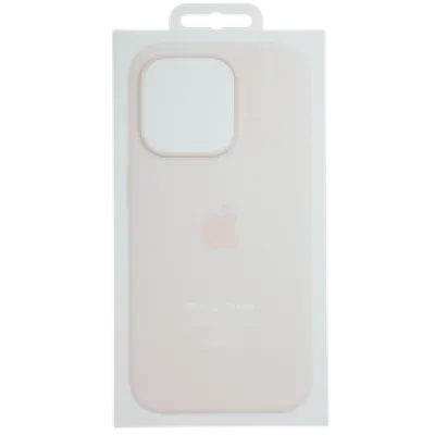 Силіконовий чохол Apple з MagSafe для iPhone 15 Pro (OEM Brand New, Retail Packaging) (світло-рожевий)
