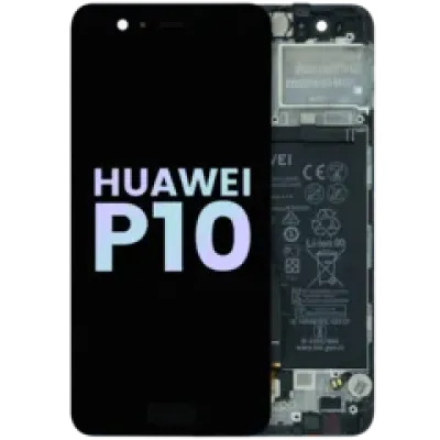 Дисплейний модуль для Huawei P10 з рамкою (Genuine OEM) (чорний)