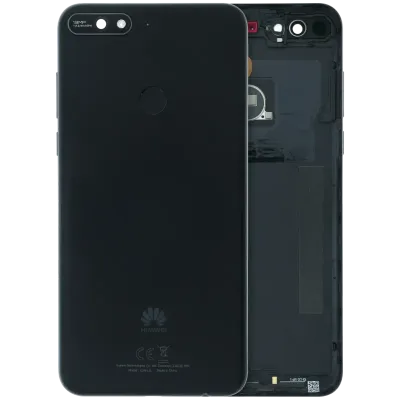 Задня кришка для Huawei Y7 (2018) (Genuine OEM) (чорний)