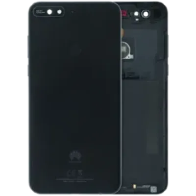 Задня кришка для Huawei Y7 (2018) (Genuine OEM) (чорний)