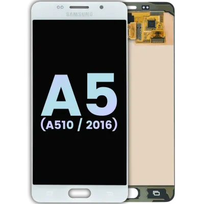 Дисплейний модуль (LCD) без рамки для Samsung Galaxy A5 (A510 / 2016) (Service Pack) (білий)