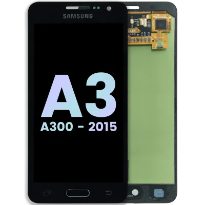 Дисплейний модуль (LCD) без рамки для Samsung Galaxy A3 (A300 / 2015) (Service Pack) (чорний)