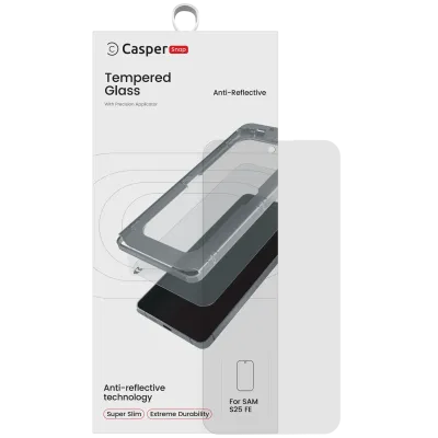 Захисне скло Casper Snap для Samsung Galaxy S25 FE / Samsung Galaxy S26 FE (Retail Packaging) (AR Clear)
