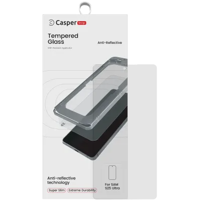 Захисне скло Casper Snap для Samsung Galaxy S25 Ultra (Retail Packaging) (AR Clear)