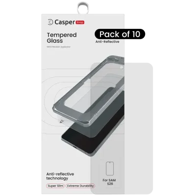 Захисне скло Casper Snap для Samsung Galaxy S26 (10 шт) (AR Clear)