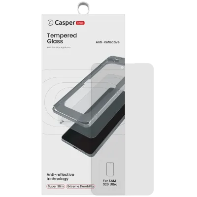 Захисне скло Casper Snap для Samsung Galaxy S26 Ultra (Retail Packaging) (AR Clear)