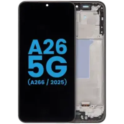 Дисплейний модуль LCD з рамкою для Samsung Galaxy A26 5G (A266 / 2025) (US Version) (Aftermarket: Incell) (чорний)