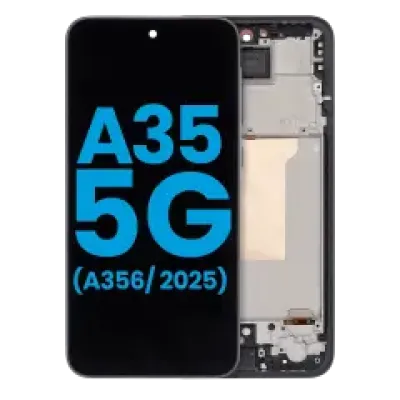 Дисплейний модуль LCD з рамкою для Samsung Galaxy A35 5G (A356 / 2025) (Aftermarket: Incell) (Navy)