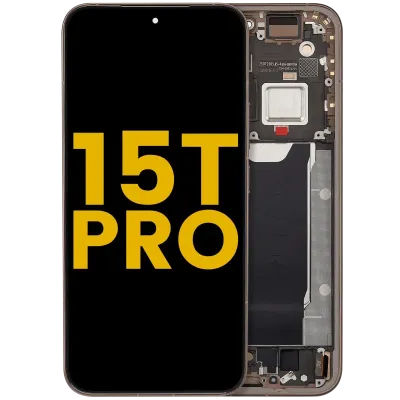 OLED Assembly With Frame For Xiaomi 15T Pro (Refurbished) (Mocha Gold)