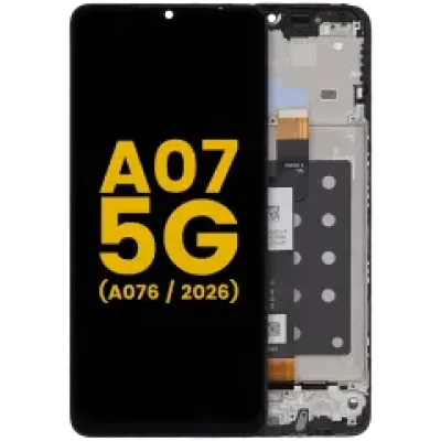 Дисплейний модуль (LCD) з рамкою для Samsung Galaxy A07 5G (A076 / 2026) (Refurbished) (All Colors)