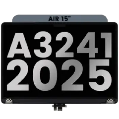 Дисплейний модуль LCD для MacBook Air 15" (A3241 / Early 2025) (з передвстановленим кабелем датчика кута кришки) (Used OEM Pull: Grade B) (Midnight)