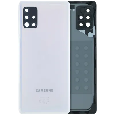 Задня кришка зі склом камери для Samsung Galaxy A51 (A516 / 2020) (Service Pack) (білий)