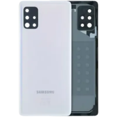 Задня кришка зі склом камери для Samsung Galaxy A51 (A516 / 2020) (Service Pack) (білий)