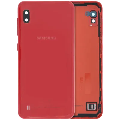 Задня кришка зі склом камери для Samsung Galaxy A10 (A105 / 2019) (Service Pack) (червоний)