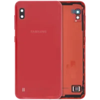 Задня кришка зі склом камери для Samsung Galaxy A10 (A105 / 2019) (Service Pack) (червоний)
