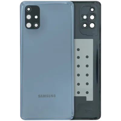 Задня кришка зі склом камери для Samsung Galaxy M51 (M515 / 2020) (Service Pack) (чорний)