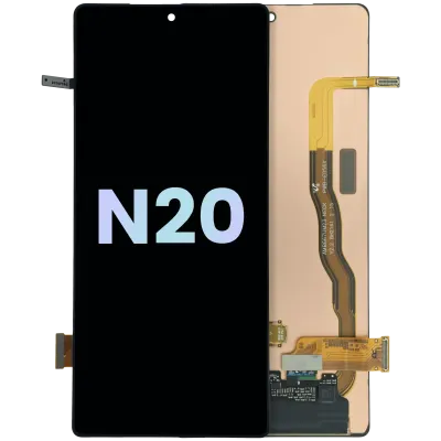 Дисплейний модуль (OLED) без рамки для Samsung Galaxy Note 20 (Service Pack) (чорний)