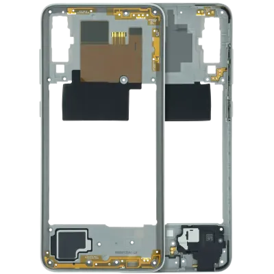 Mid-Frame Housing Compatible For Samsung Galaxy A70 (A705 / 2019) (Service Pack) (White)
