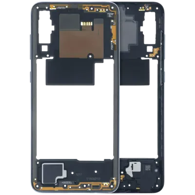 Mid-Frame Housing Compatible For Samsung Galaxy A70 (A705 / 2019) (Service Pack) (Black)