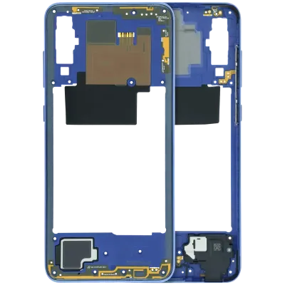 Mid-Frame Housing Compatible For Samsung Galaxy A70 (A705 / 2019) (Service Pack) (Blue)