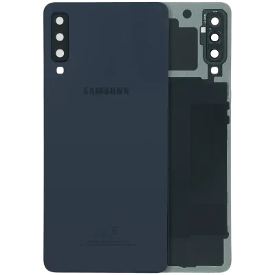 Back Cover With Camera Lens For Samsung Galaxy A7 (A750 / 2018) (Service Pack) (Black)