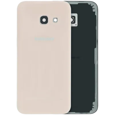 Задня кришка зі склом камери для Samsung Galaxy A3 (A320 / 2017) (Service Pack) (рожевий)