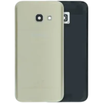 Задня кришка зі склом камери для Samsung Galaxy A3 (A320 / 2017) (Service Pack) (золотий)