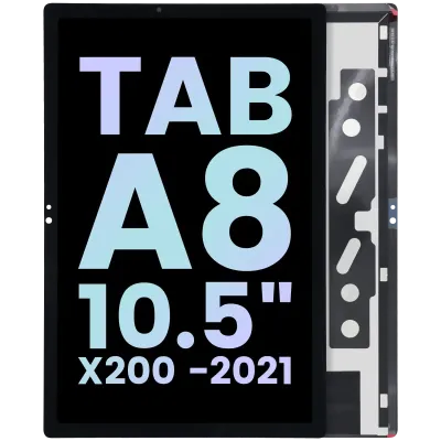 Дисплейний модуль (LCD) без рамки для Samsung Galaxy Tab A8 (X200) (Service Pack) (чорний)