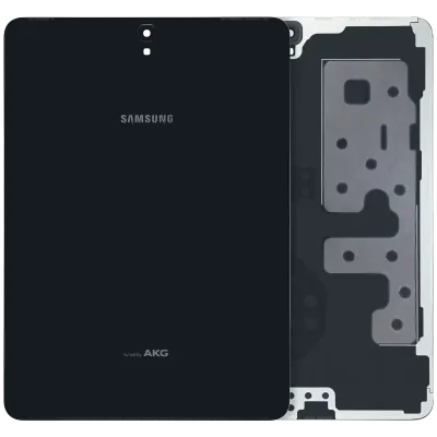 Задня кришка зі склом камери для Samsung Galaxy Tab S3 9.7" (T820) (2017) (Service Pack) (чорний)