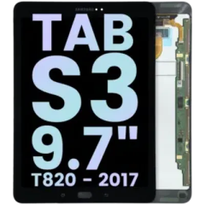 Дисплейний модуль (LCD) без рамки для Samsung Galaxy Tab S3 9.7" (T820) (Service Pack) (чорний)