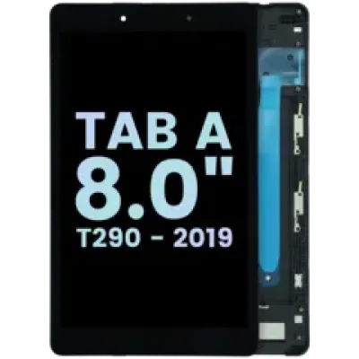 Дисплейний модуль (LCD) з рамкою для Samsung Galaxy Tab A 8.0" (T290) (2019) (Service Pack) (чорний)