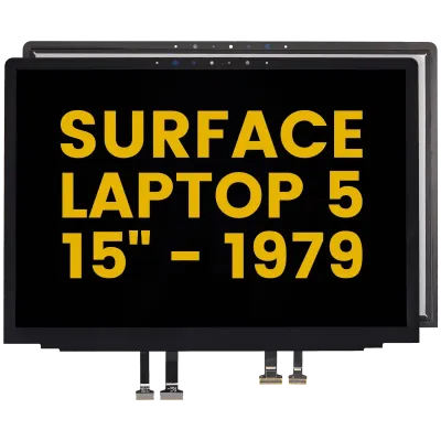 Тачскрін зі шлейфом для Microsoft Surface Laptop 5 15" (1979) (Refurbished) (чорний)