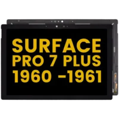 Тачскрін зі шлейфом для Microsoft Surface Pro 7 Plus (1960/1961) (Refurbished) (чорний)