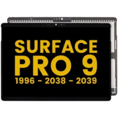 Тачскрін зі шлейфом для Microsoft Surface Pro 9 (1996 / 2038 / 2039) (Refurbished) (чорний)
