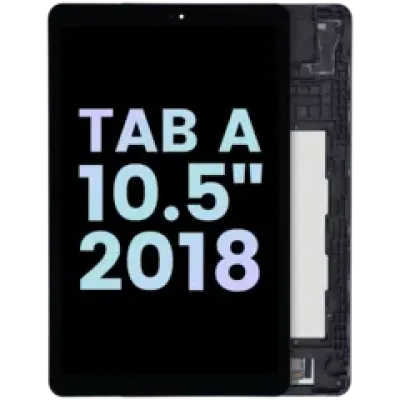 Дисплейний модуль (LCD) з рамкою для Samsung Galaxy Tab A 10.5" (2018) (Service Pack) (чорний)