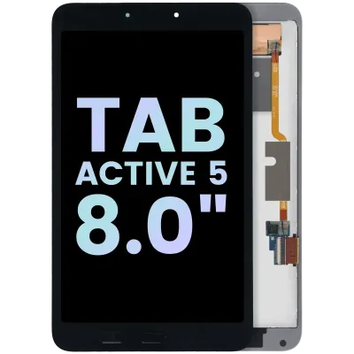 Дисплейний модуль (LCD) без рамки для Samsung Galaxy Tab Active 5 8.0" (2024) (Service Pack) (чорний)