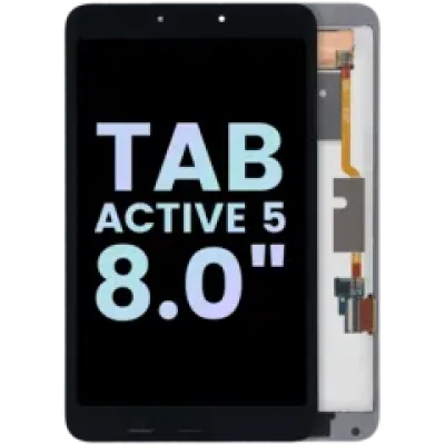 Дисплейний модуль (LCD) без рамки для Samsung Galaxy Tab Active 5 8.0" (2024) (Service Pack) (чорний)