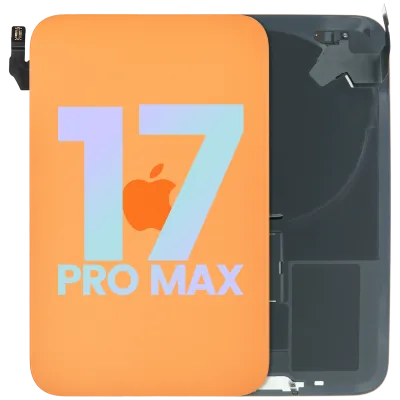 Back Glass w/ MagSafe Magnet & NFC For iPhone 17 Pro Max (Service Pack) (Cosmic Orange)
