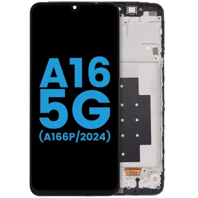 Дисплейний модуль (LCD) з рамкою для Samsung Galaxy A16 5G (A166P / 2024) (International Dual SIM) (Aftermarket: Incell) (всі кольори)