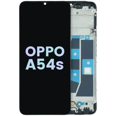 Дисплейний модуль (OLED) з рамкою для OPPO A54s (Genuine) (усі кольори)
