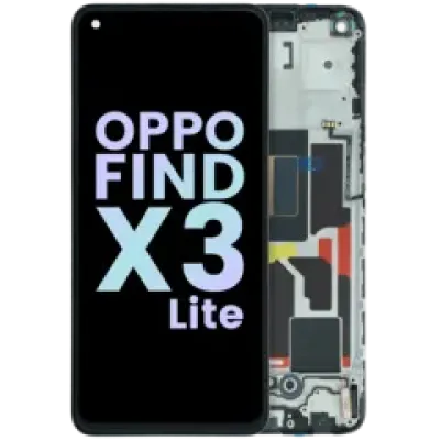 Дисплейний модуль (OLED) з рамкою для OPPO Find X3 Lite (Genuine) (усі кольори)
