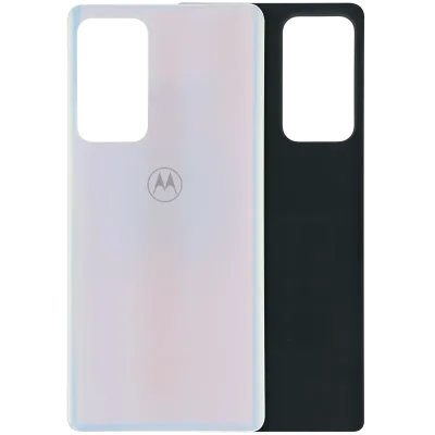 Back Cover Glass For Motorola Edge 20 Pro XT2153 (Genuine OEM) (White Iridescent)